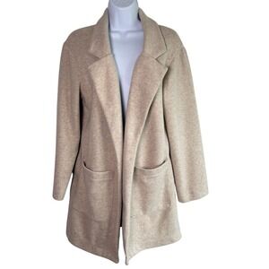 Boomboom Jeans Soft Cozy Open Cardigan Blazer Size M Academia Twee Preppy